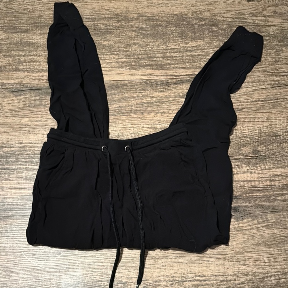 Black Drawstring Pants joggers